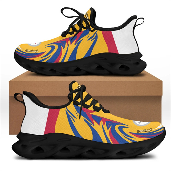 Men's Pittsburgh Steelers Flex Control Sneakers 0011 Men's Pittsburgh Steelers Flex Control Sneakers 0011
