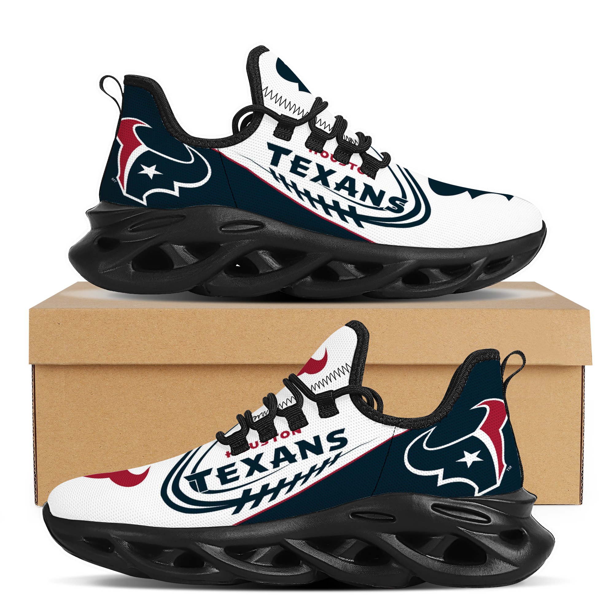 Women's Houston Texans Flex Control Sneakers 005 Women's Houston Texans Flex Control Sneakers 005