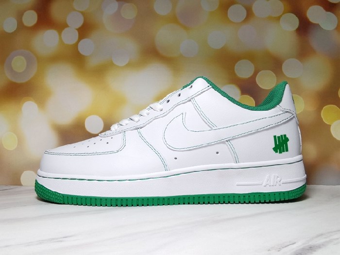 Women's Air Force 1 White/Green Shoes 0121 Women's Air Force 1 White/Green Shoes 0121