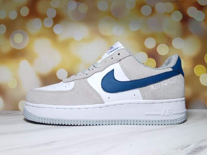 Women's Air Force 1 White/Grey Shoes 0129 Women's Air Force 1 White/Grey Shoes 0129