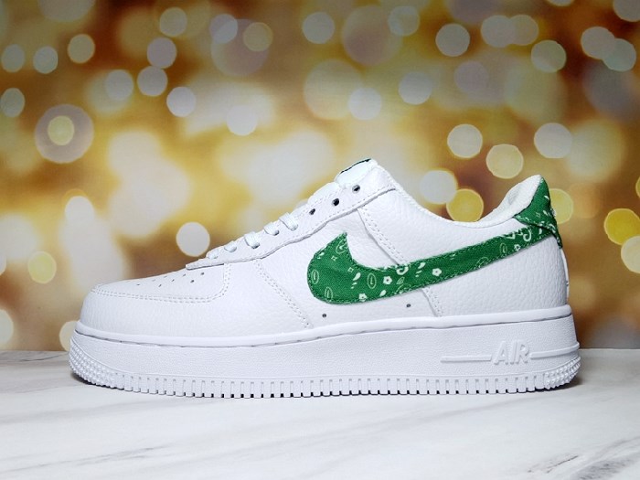 Women's Air Force 1 White/Green Shoes 0139 Women's Air Force 1 White/Green Shoes 0139