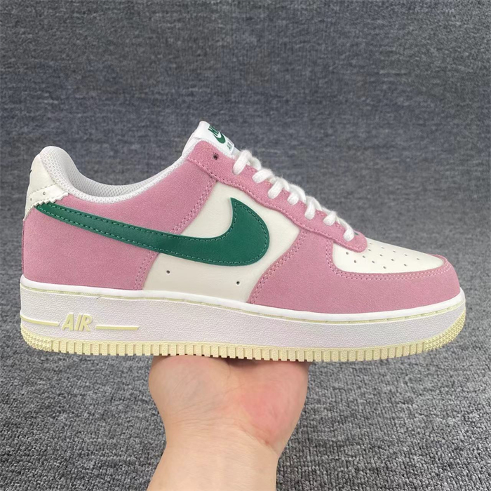 Women's Air Force 1 Pink/White Shoes Top 0255 Women's Air Force 1 Pink/White Shoes Top 0255