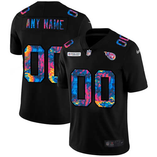 Men's Tennessee Titans ACTIVE PLAYER Custom 2020 Black Crucial Catch Limited Stitched Jersey Men's Tennessee Titans ACTIVE PLAYER Custom 2020 Black Crucial Catch Limited Stitched Jersey