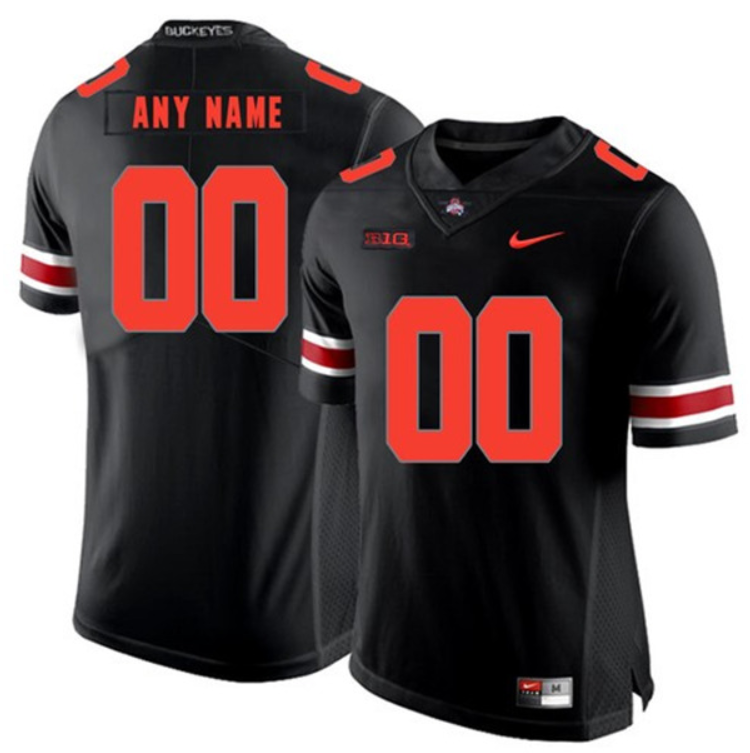 Men's Ohio State Buckeyes Black Stitched NCAA Jersey Men's Ohio State Buckeyes Black Stitched NCAA Jersey