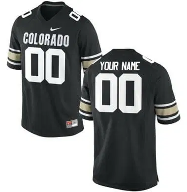 Colorado Buffaloes Custom Black Stitched NCAA Jersey Colorado Buffaloes Custom Black Stitched NCAA Jersey