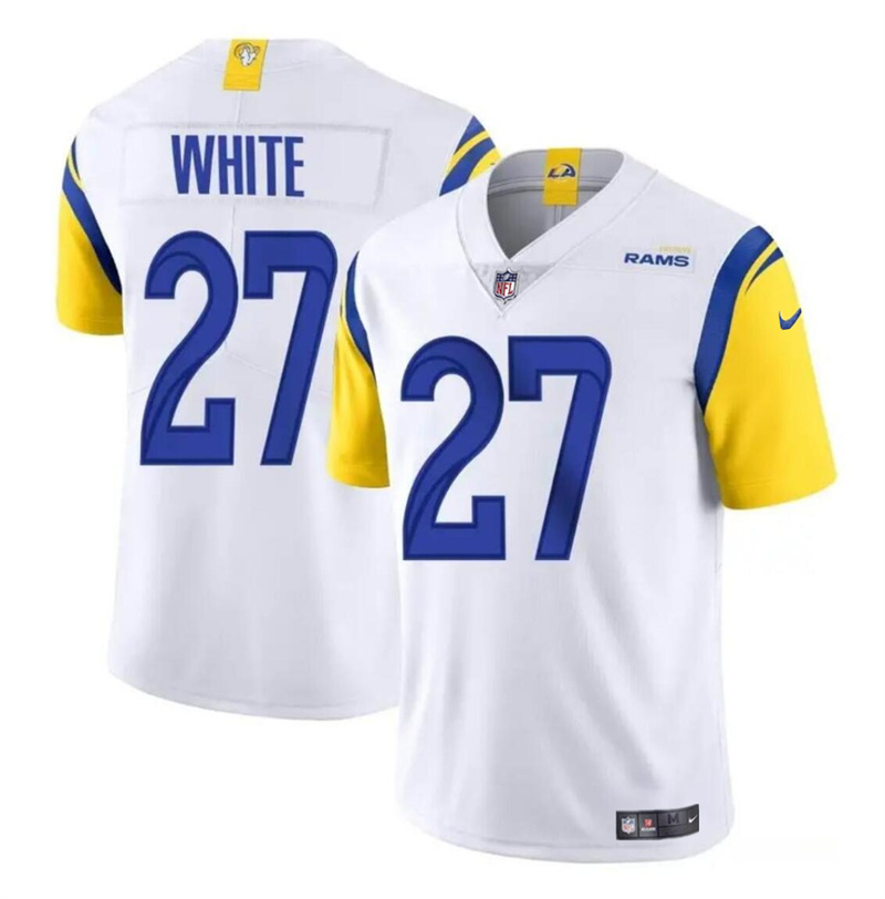 Youth Los Angeles Rams #27 Tre'Davious White White Vapor Untouchable Stitched Football Jersey Youth Los Angeles Rams #27 Tre'Davious White White Vapor Untouchable Stitched Football Jersey