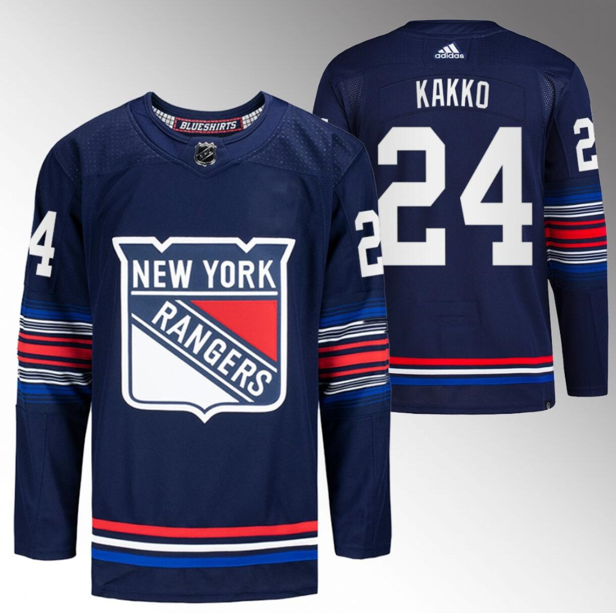 Men's New York Rangers #24 Kaapo Kakko Navy Stitched Jersey Men's New York Rangers #24 Kaapo Kakko Navy Stitched Jersey
