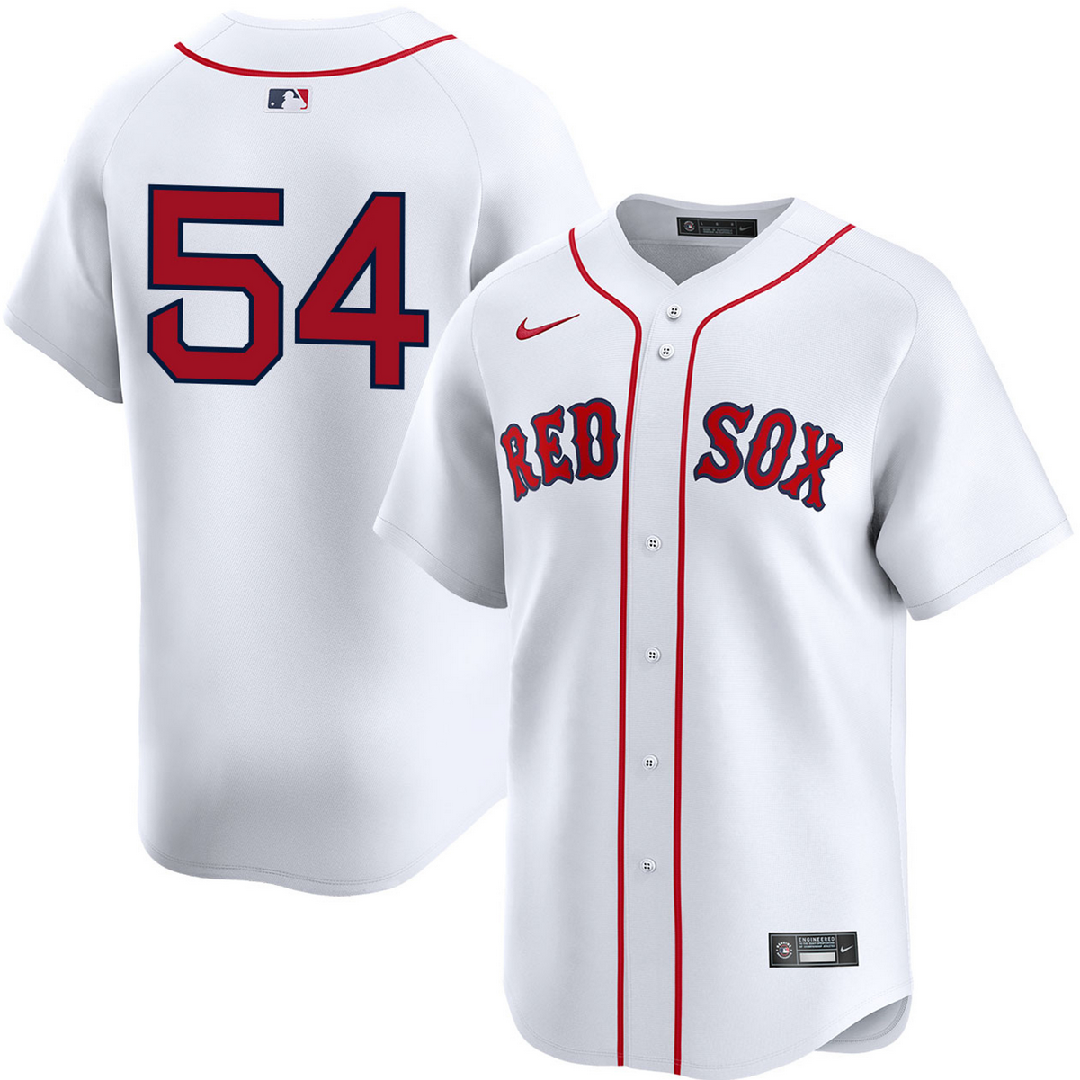 Men's Boston Red Sox #54 Lucas Giolito White No Name 2024 Home Limited Stitched Baseball Jersey Men's Boston Red Sox #54 Lucas Giolito White No Name 2024 Home Limited Stitched Baseball Jersey