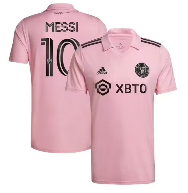 Men's Inter Miami CF #10 Lionel Messi Pink Soccer Jersey