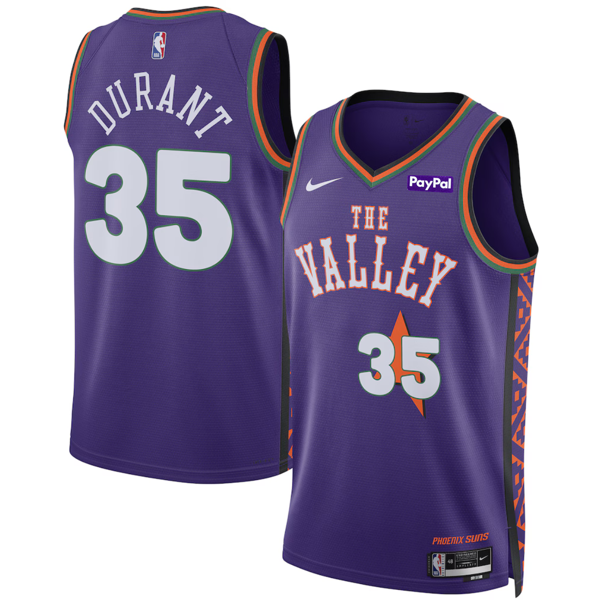 Men's Phoenix Suns #35 Kevin Durant Purple 2024/25 City Edition Stitched Basketball Jersey Men's Phoenix Suns #35 Kevin Durant Purple 2024/25 City Edition Stitched Basketball Jersey
