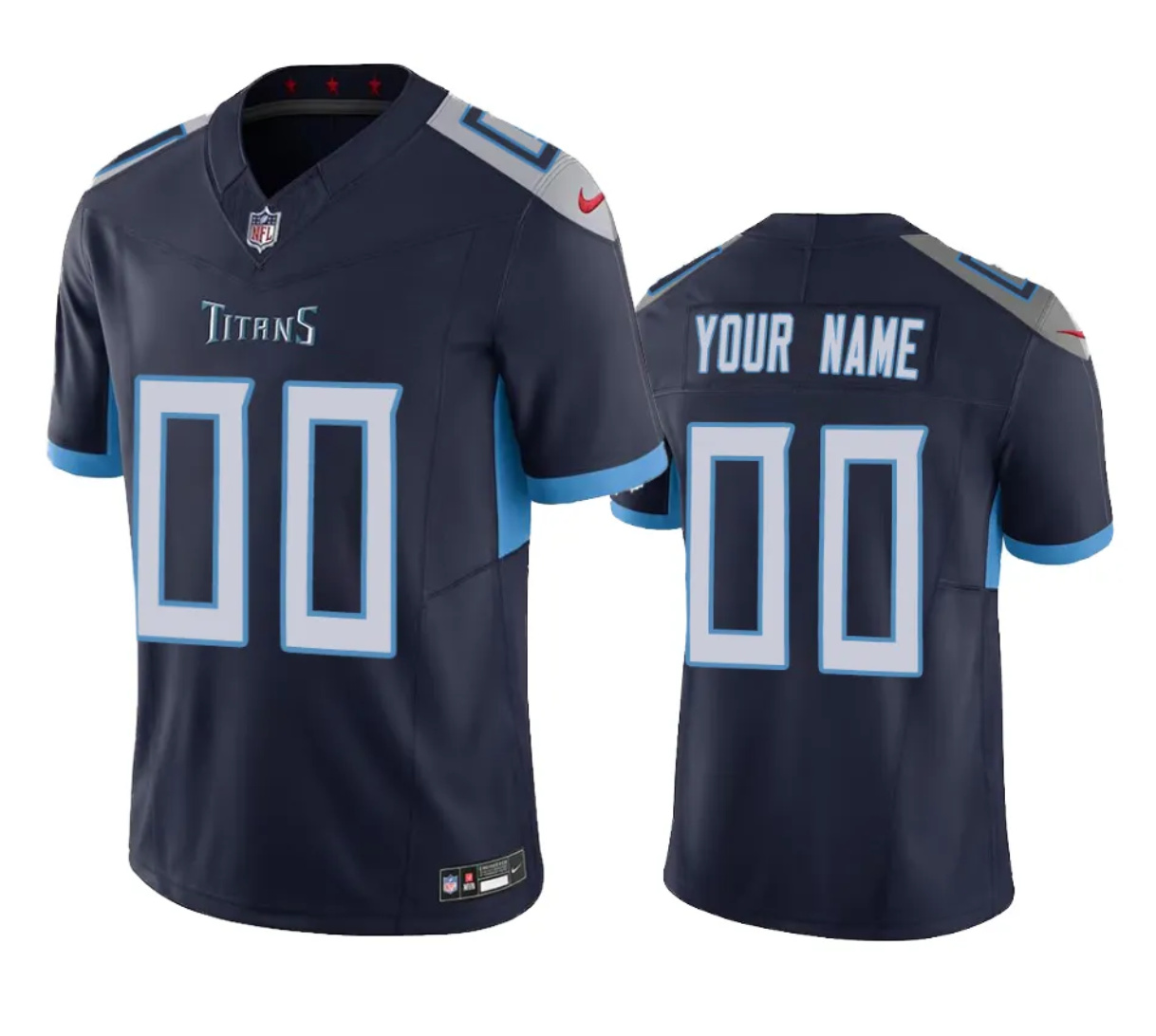 Youth Tennessee Titans Active Player Custom Navy 2023 F.U.S.E Vapor Untouchable Limited Stitched Football Jersey Youth Tennessee Titans Active Player Custom Navy 2023 F.U.S.E Vapor Untouchable Limited Stitched Football Jersey