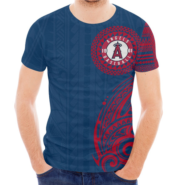 Men's Los Angeles Angels Navy T-Shirt Men's Los Angeles Angels Navy T-Shirt