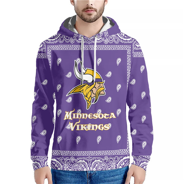 Men's Minnesota Vikings Purple Pullover Hoodie Men's Minnesota Vikings Purple Pullover Hoodie