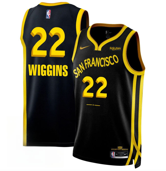 Men's Golden State Warriors #30 Stephen Curry Black 2023/24 City Edition Stitched Basketball Jersey