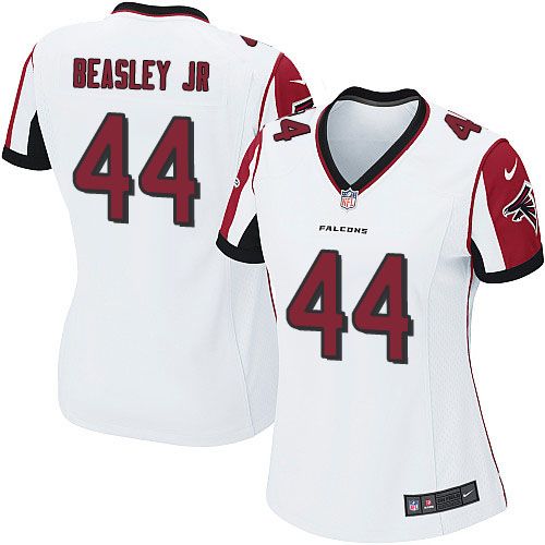 Nike Falcons #44 Vic Beasley Jr White Women's Stitched NFL Elite Jersey Nike Falcons #44 Vic Beasley Jr White Women's Stitched NFL Elite Jersey