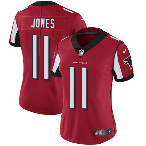 Nike Falcons #11 Julio Jones Red Team Color Women's Stitched NFL Vapor Untouchable Limited Jersey Nike Falcons #11 Julio Jones Red Team Color Women's Stitched NFL Vapor Untouchable Limited Jersey