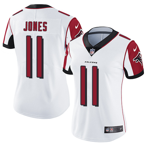 Nike Falcons #11 Julio Jones White Women's Stitched NFL Vapor Untouchable Limited Jersey Nike Falcons #11 Julio Jones White Women's Stitched NFL Vapor Untouchable Limited Jersey
