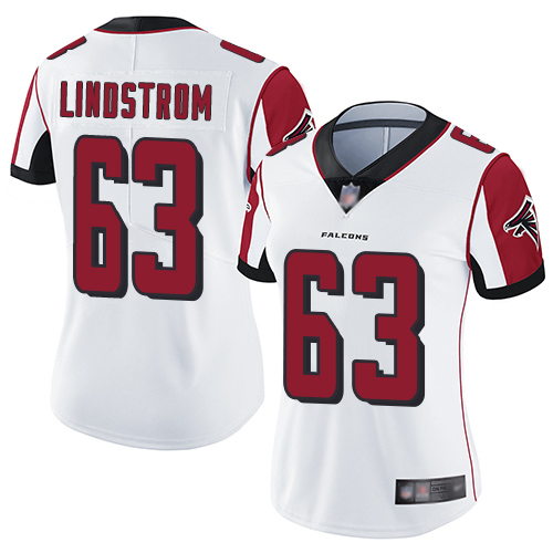 Nike Falcons #63 Chris Lindstrom White Women's Stitched NFL Vapor Untouchable Limited Jersey Nike Falcons #63 Chris Lindstrom White Women's Stitched NFL Vapor Untouchable Limited Jersey