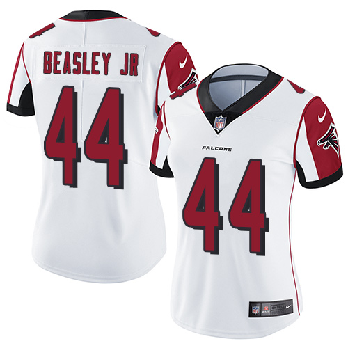 Nike Falcons #44 Vic Beasley Jr White Women's Stitched NFL Vapor Untouchable Limited Jersey Nike Falcons #44 Vic Beasley Jr White Women's Stitched NFL Vapor Untouchable Limited Jersey