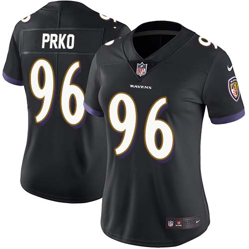 Nike Ravens #96 Domata Peko Sr Black Alternate Women's Stitched NFL Vapor Untouchable Limited Jersey Nike Ravens #96 Domata Peko Sr Black Alternate Women's Stitched NFL Vapor Untouchable Limited Jersey