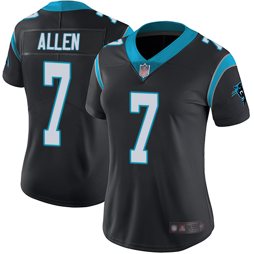 Nike Panthers #7 Kyle Allen Black Team Color Women's Stitched NFL Vapor Untouchable Limited Jersey Nike Panthers #7 Kyle Allen Black Team Color Women's Stitched NFL Vapor Untouchable Limited Jersey