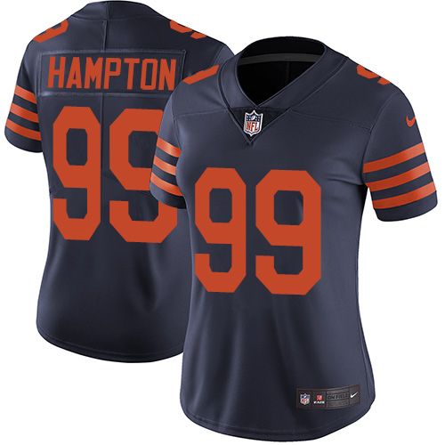 Nike Bears #99 Dan Hampton Navy Blue Alternate Women's Stitched NFL Vapor Untouchable Limited Jersey Nike Bears #99 Dan Hampton Navy Blue Alternate Women's Stitched NFL Vapor Untouchable Limited Jersey