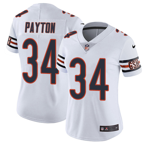 Nike Bears #34 Walter Payton White Women's Stitched NFL Vapor Untouchable Limited Jersey Nike Bears #34 Walter Payton White Women's Stitched NFL Vapor Untouchable Limited Jersey