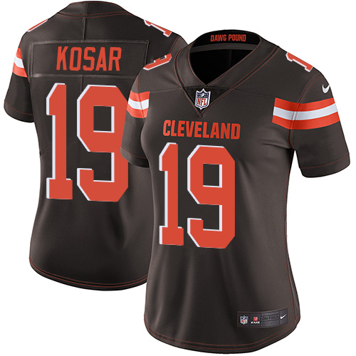Nike Browns #19 Bernie Kosar Brown Team Color Women's Stitched NFL Vapor Untouchable Limited Jersey Nike Browns #19 Bernie Kosar Brown Team Color Women's Stitched NFL Vapor Untouchable Limited Jersey
