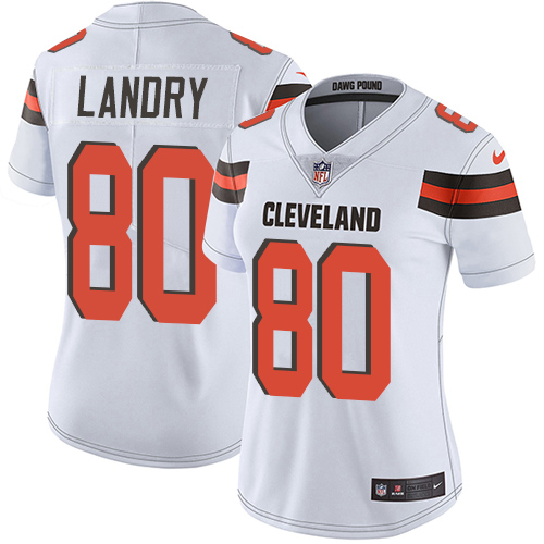 Nike Browns #80 Jarvis Landry White Women's Stitched NFL Vapor Untouchable Limited Jersey Nike Browns #80 Jarvis Landry White Women's Stitched NFL Vapor Untouchable Limited Jersey