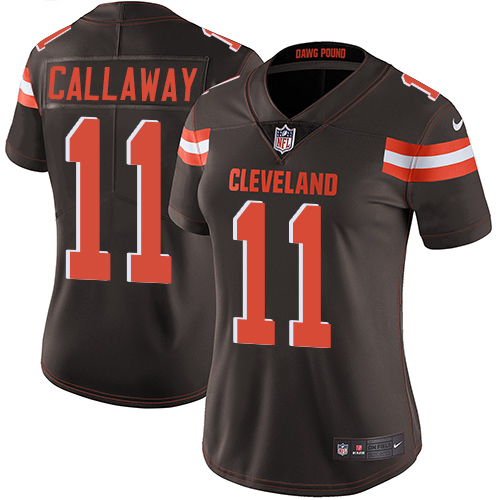 Nike Browns #11 Antonio Callaway Brown Team Color Women's Stitched NFL Vapor Untouchable Limited Jersey Nike Browns #11 Antonio Callaway Brown Team Color Women's Stitched NFL Vapor Untouchable Limited Jersey