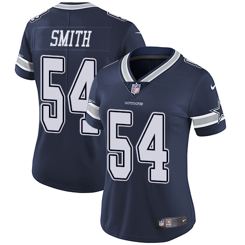 Nike Cowboys #54 Jaylon Smith Navy Blue Team Color Women's Stitched NFL Vapor Untouchable Limited Jersey Nike Cowboys #54 Jaylon Smith Navy Blue Team Color Women's Stitched NFL Vapor Untouchable Limited Jersey