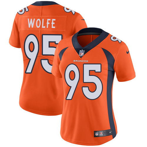 Nike Broncos #95 Derek Wolfe Orange Team Color Women's Stitched NFL Vapor Untouchable Limited Jersey Nike Broncos #95 Derek Wolfe Orange Team Color Women's Stitched NFL Vapor Untouchable Limited Jersey