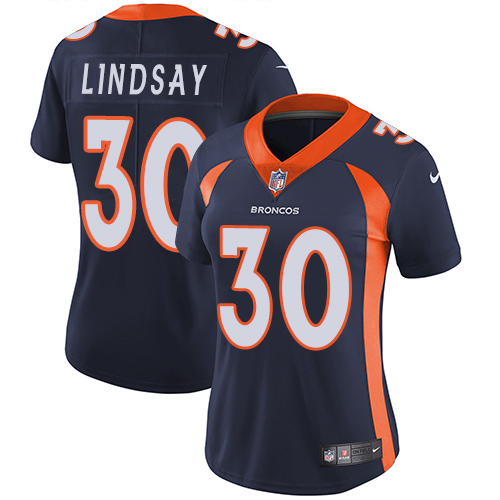 Nike Broncos #30 Phillip Lindsay Blue Alternate Women's Stitched NFL Vapor Untouchable Limited Jersey Nike Broncos #30 Phillip Lindsay Blue Alternate Women's Stitched NFL Vapor Untouchable Limited Jersey
