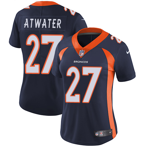 Nike Broncos #27 Steve Atwater Blue Alternate Women's Stitched NFL Vapor Untouchable Limited Jersey Nike Broncos #27 Steve Atwater Blue Alternate Women's Stitched NFL Vapor Untouchable Limited Jersey