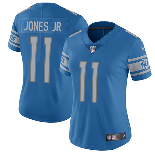 Nike Lions #11 Marvin Jones Jr Light Blue Team Color Women's Stitched NFL Vapor Untouchable Limited Jersey Nike Lions #11 Marvin Jones Jr Light Blue Team Color Women's Stitched NFL Vapor Untouchable Limited Jersey