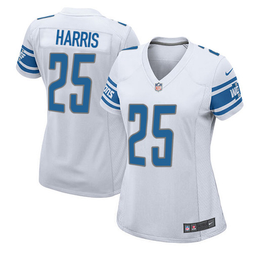 Nike Lions #25 Will Harris White Women's Stitched NFL Elite Jersey Nike Lions #25 Will Harris White Women's Stitched NFL Elite Jersey