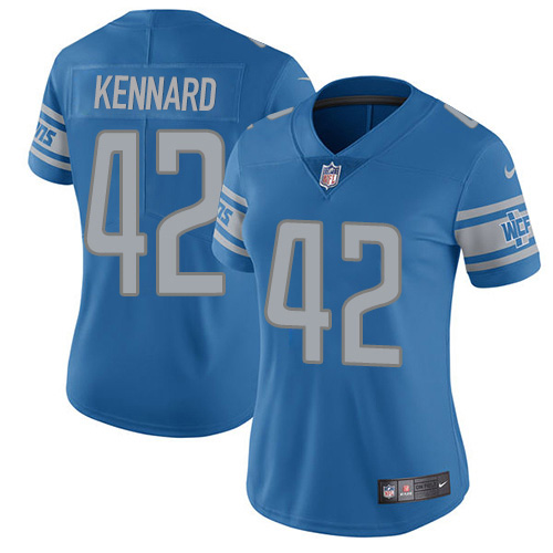 Nike Lions #42 Devon Kennard Light Blue Team Color Women's Stitched NFL Vapor Untouchable Limited Jersey Nike Lions #42 Devon Kennard Light Blue Team Color Women's Stitched NFL Vapor Untouchable Limited Jersey
