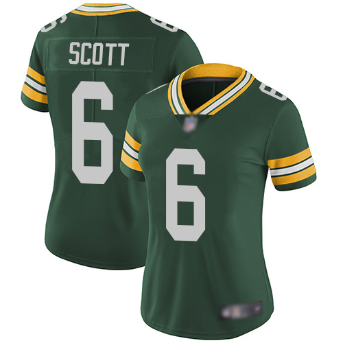 Nike Packers #6 JK Scott Green Team Color Women's Stitched NFL Vapor Untouchable Limited Jersey Nike Packers #6 JK Scott Green Team Color Women's Stitched NFL Vapor Untouchable Limited Jersey