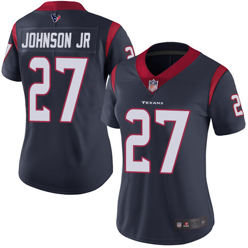 Nike Texans #27 Duke Johnson Jr Navy Blue Team Color Women's Stitched NFL Vapor Untouchable Limited Jersey Nike Texans #27 Duke Johnson Jr Navy Blue Team Color Women's Stitched NFL Vapor Untouchable Limited Jersey