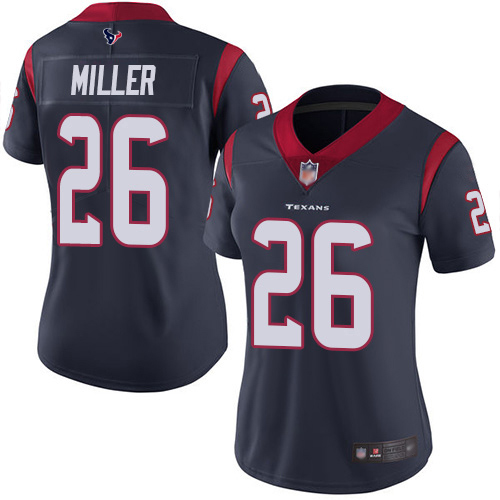 Nike Texans #26 Lamar Miller Navy Blue Team Color Women's Stitched NFL Vapor Untouchable Limited Jersey Nike Texans #26 Lamar Miller Navy Blue Team Color Women's Stitched NFL Vapor Untouchable Limited Jersey