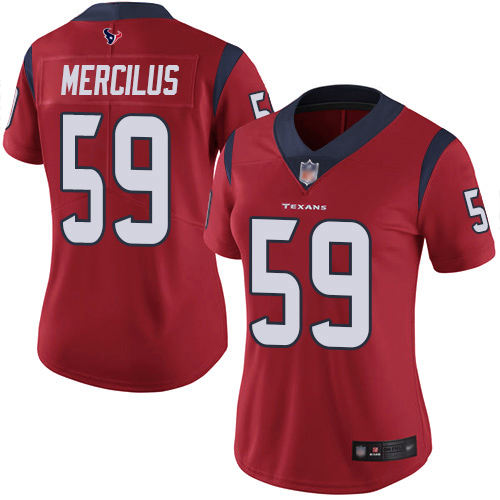 Nike Texans #59 Whitney Mercilus Red Alternate Women's Stitched NFL Vapor Untouchable Limited Jersey Nike Texans #59 Whitney Mercilus Red Alternate Women's Stitched NFL Vapor Untouchable Limited Jersey