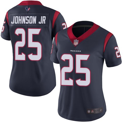 Nike Texans #25 Duke Johnson Jr Navy Blue Team Color Women's Stitched NFL Vapor Untouchable Limited Jersey Nike Texans #25 Duke Johnson Jr Navy Blue Team Color Women's Stitched NFL Vapor Untouchable Limited Jersey