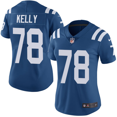 Nike Colts #78 Ryan Kelly Royal Blue Team Color Women's Stitched NFL Vapor Untouchable Limited Jersey Nike Colts #78 Ryan Kelly Royal Blue Team Color Women's Stitched NFL Vapor Untouchable Limited Jersey