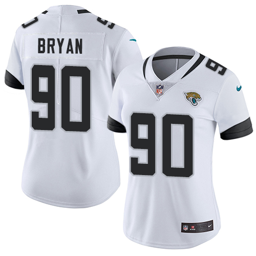 Nike Jaguars #90 Taven Bryan White Women's Stitched NFL Vapor Untouchable Limited Jersey Nike Jaguars #90 Taven Bryan White Women's Stitched NFL Vapor Untouchable Limited Jersey