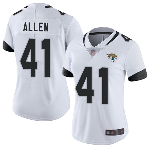 Nike Jaguars #41 Josh Allen White Women's Stitched NFL Vapor Untouchable Limited Jersey Nike Jaguars #41 Josh Allen White Women's Stitched NFL Vapor Untouchable Limited Jersey