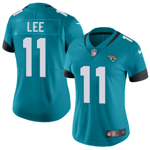 Nike Jaguars #11 Marqise Lee Teal Green Alternate Women's Stitched NFL Vapor Untouchable Limited Jersey Nike Jaguars #11 Marqise Lee Teal Green Alternate Women's Stitched NFL Vapor Untouchable Limited Jersey