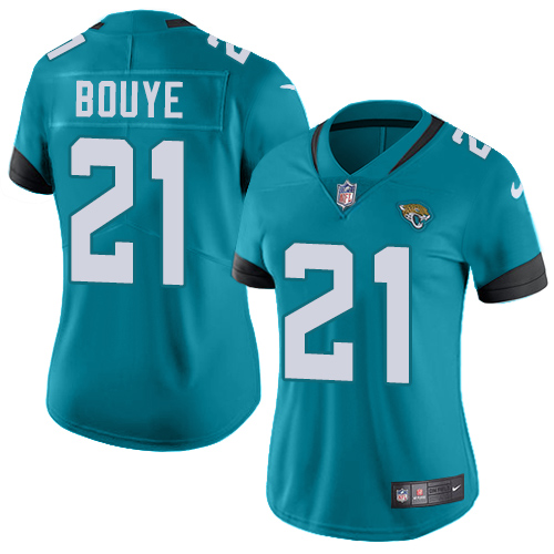 Nike Jaguars #21 A.J. Bouye Teal Green Alternate Women's Stitched NFL Vapor Untouchable Limited Jersey Nike Jaguars #21 A.J. Bouye Teal Green Alternate Women's Stitched NFL Vapor Untouchable Limited Jersey