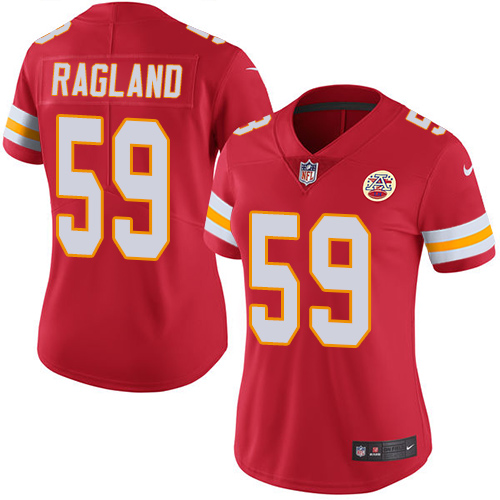 Nike Chiefs #59 Reggie Ragland Red Team Color Women's Stitched NFL Vapor Untouchable Limited Jersey Nike Chiefs #59 Reggie Ragland Red Team Color Women's Stitched NFL Vapor Untouchable Limited Jersey