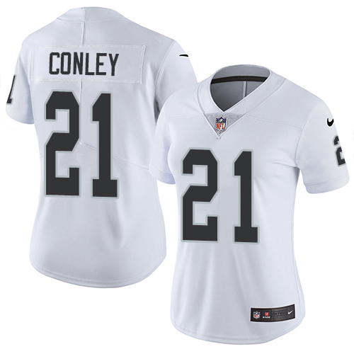 Nike Raiders #21 Gareon Conley White Women's Stitched NFL Vapor Untouchable Limited Jersey Nike Raiders #21 Gareon Conley White Women's Stitched NFL Vapor Untouchable Limited Jersey