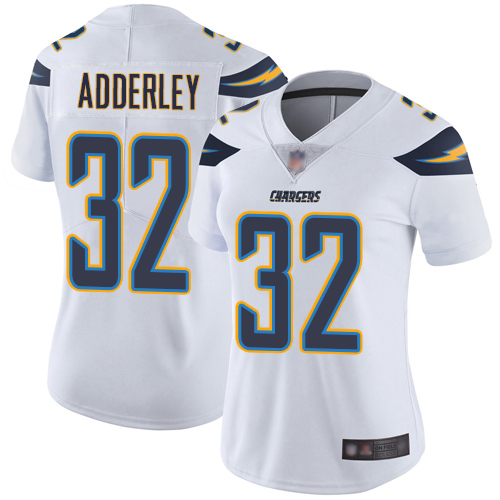 Nike Chargers #32 Nasir Adderley White Women's Stitched NFL Vapor Untouchable Limited Jersey Nike Chargers #32 Nasir Adderley White Women's Stitched NFL Vapor Untouchable Limited Jersey